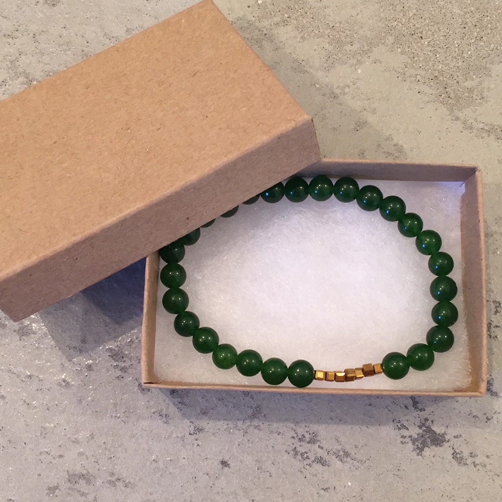 Natural jade bracelet